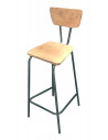 Stools for bar and terrace-Stool vintage wood BOSTON sta10220002