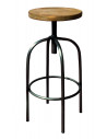 Stools for bar and terrace-Wood vintage stool MISURI sta1022004