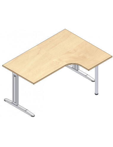 160x120cm SAND Office l-shaped desk table mop1101042