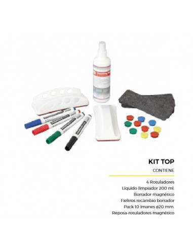 Kit part Superior de complements per a pissarra laminat blanc comp407002