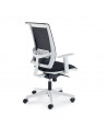 Chaise ergonomique en filet blanc premium sdi166002