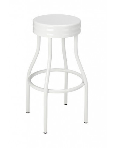 Stools for bar and terrace-Stool metal in colors for bars sta1092016