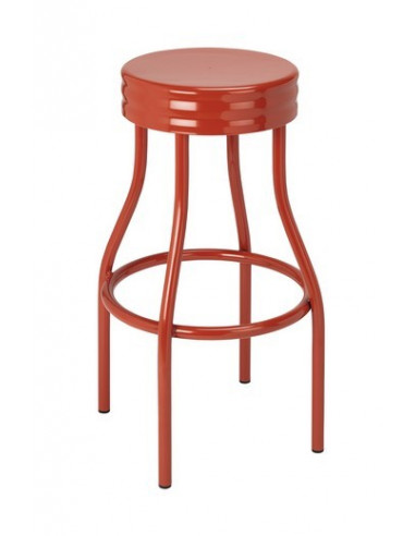 Stools for bar and terrace-Stool metal in colors for bars sta1092016