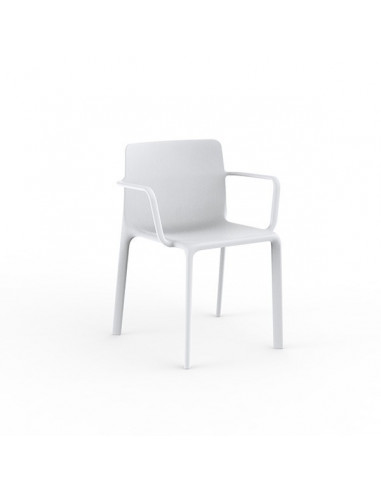 Blanco silla con apoyabrazos KES de VONDOM sho1092023