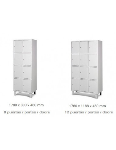 Locker metal in various measures available bes0137002