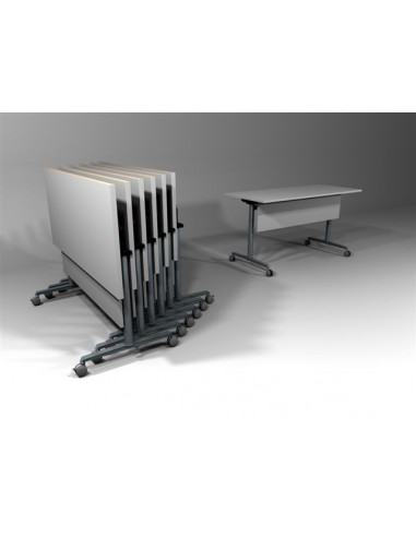 Mesa con tablero abatible 140x60cm para conferencias  mpl1056001