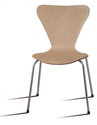Cadira de fusta tipus jacobsen dho1040013