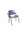 Lliurament ràpid Cadira amb l'escriptura braç-tall en colors en metall i plàstic sop72018
