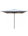 Sun umbrella with brown taupé structure for contract and restaurants  pho2005034