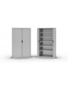 Metal cabinet with shelves for hanging folders aca593004