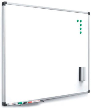 White boards and chalkboards